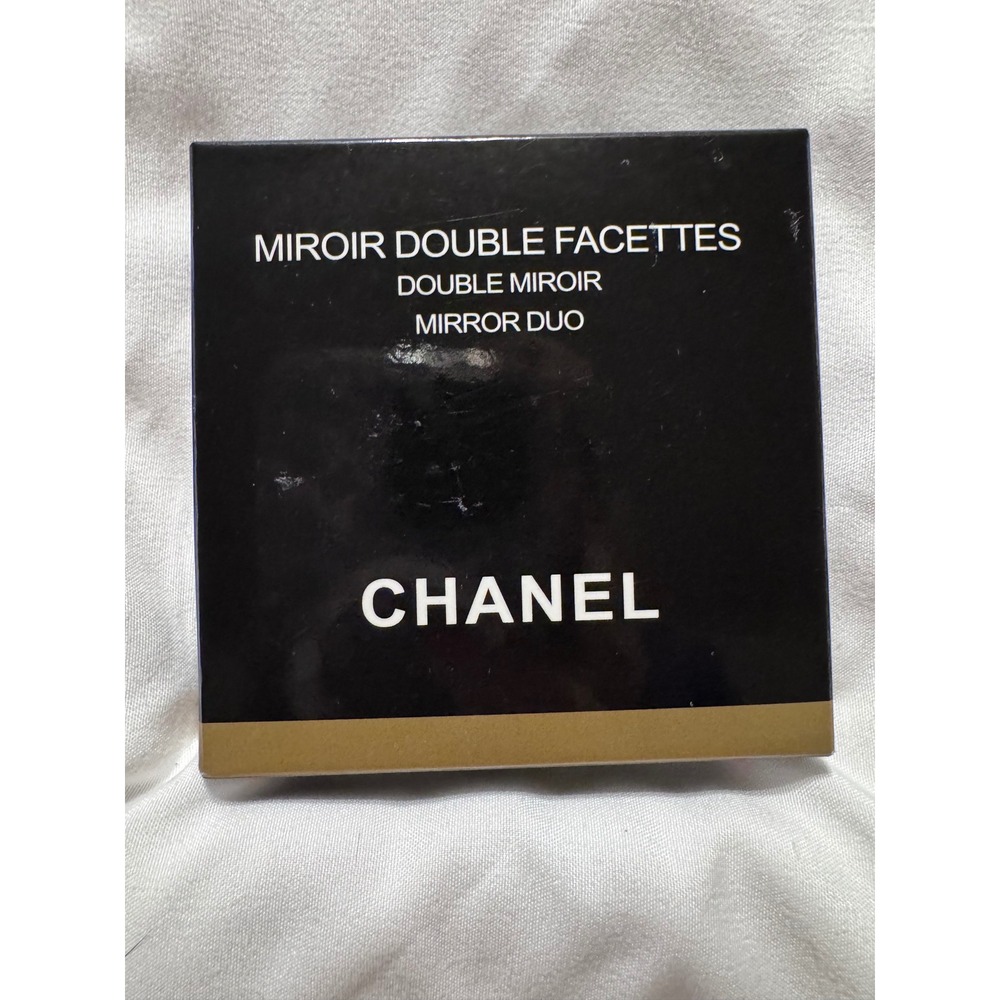 Chanel Miroir Double Facettes Mirror Duo 137.500 Black Compact with Pouch Box - Picture 8 of 8